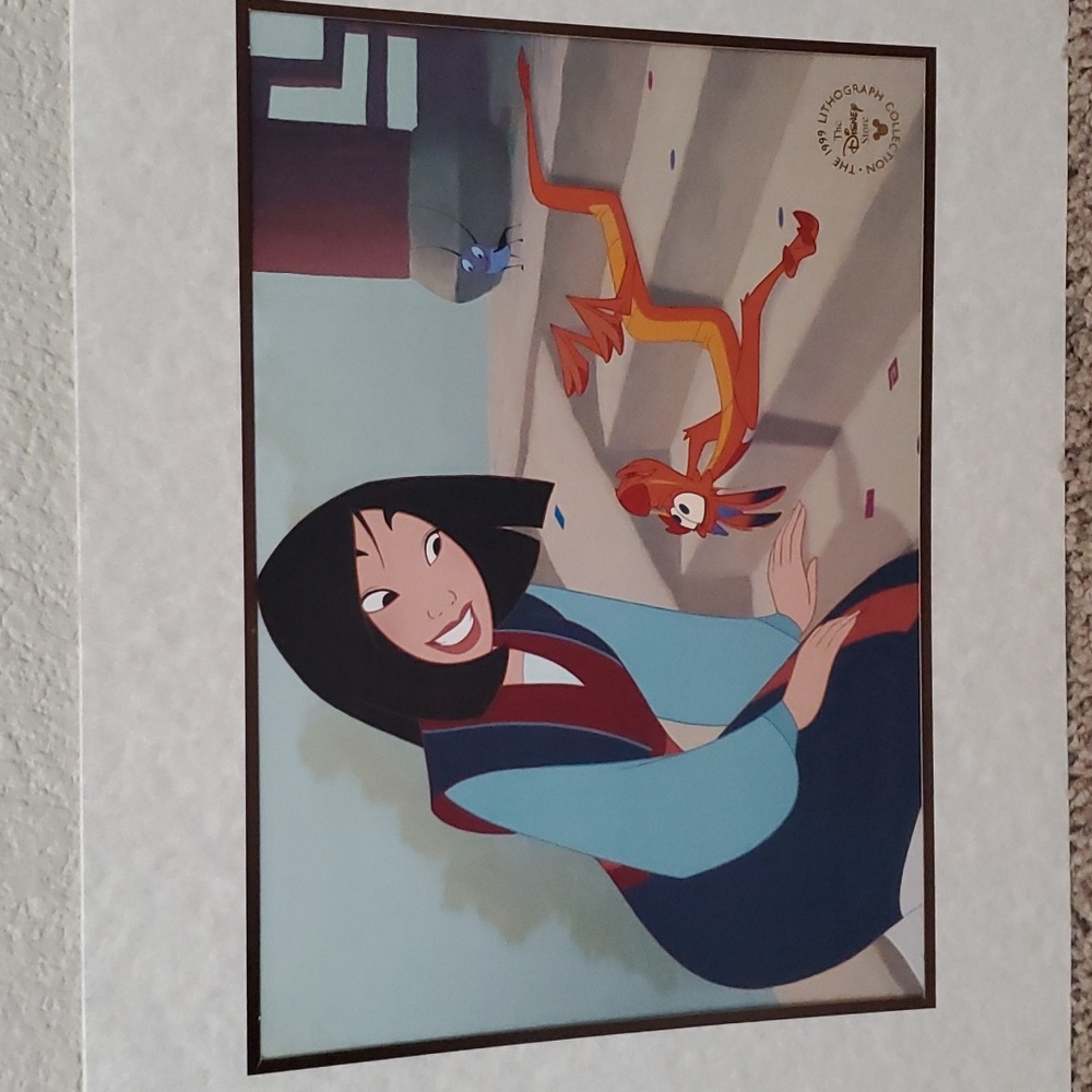 The Disney store collection 1999 Milan lithograph